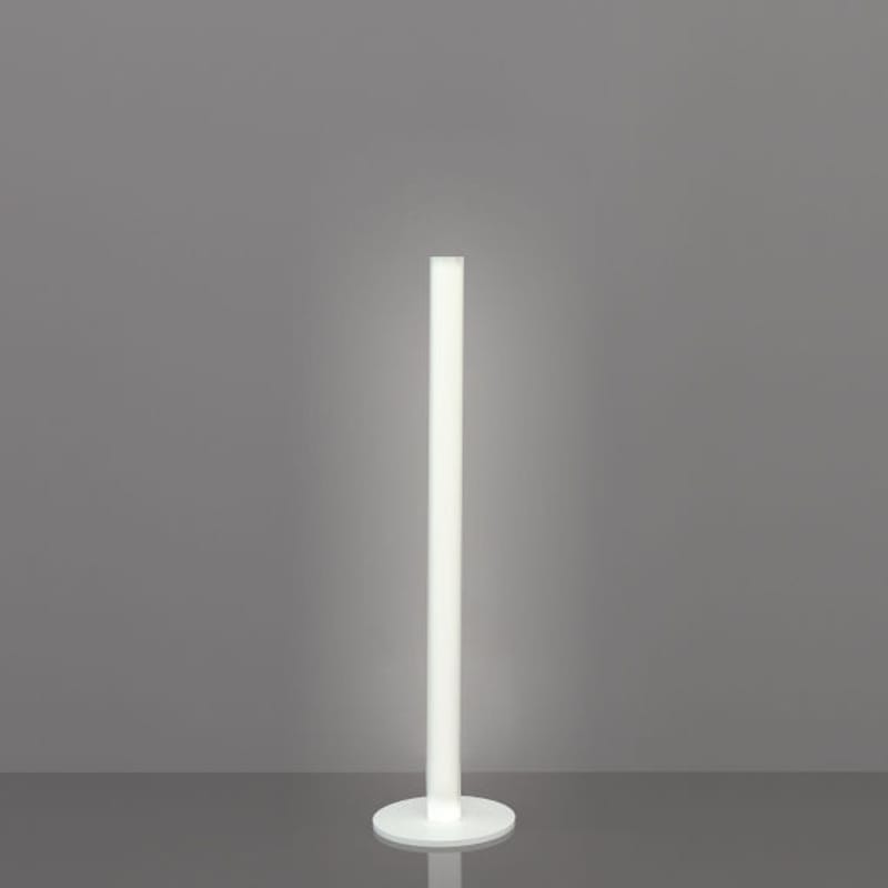 Luminaire - Lampadaires - Lampadaire Flux LED / H 124 cm - Slide - H 124 cm / Blanc - Métal laqué, Méthacrylate