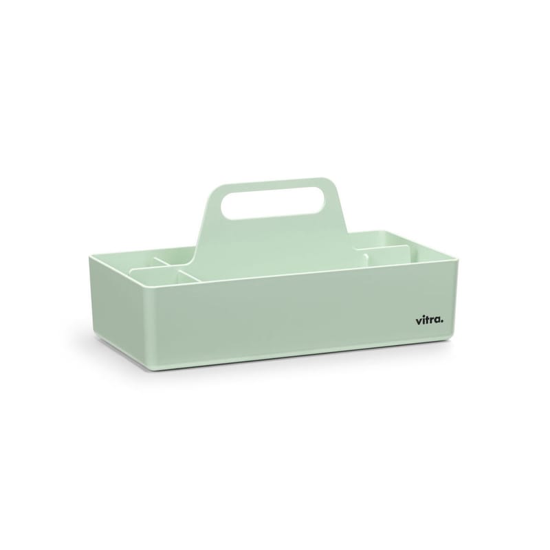 Dossiers - Les bonnes affaires - Bac de rangement Toolbox plastique vert / 32 x 16 cm - Arik Levy, 2010 - Vitra - Vert clair - ABS