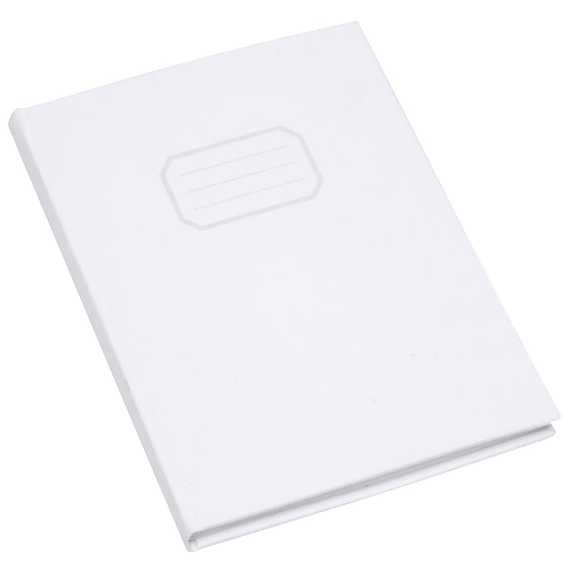 Décoration - Accessoires bureau - Cahier  tissu blanc de coton - L\'atelier d\'exercices - Blanc - Coton