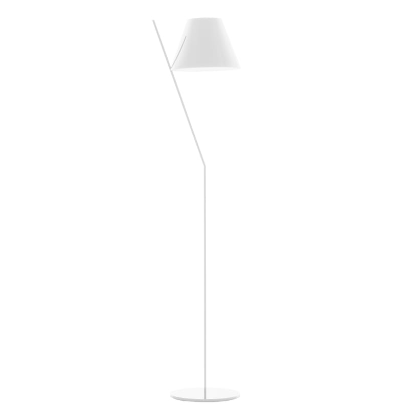 Luminaire - Lampadaires - Lampadaire La Petite métal plastique blanc / H 160 cm - Artemide - Blanc - Aluminium laqué, Polycarbonate