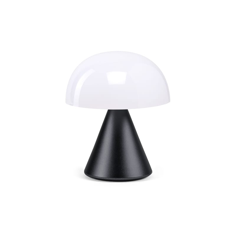 Luminaire - Lampes de table - Lampe sans fil rechargeable Mina Mini LED métal plastique gris / H 8,3 cm / INDOOR - Lexon - Gris métallique - ABS, Aluminium