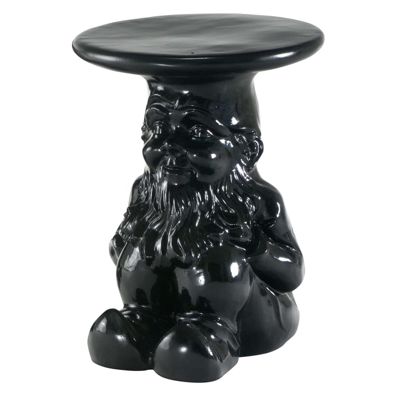Mobilier - Tables basses - Table d\'appoint Gnome Napoléon plastique noir - Kartell - Napoléon noir - Technopolymère