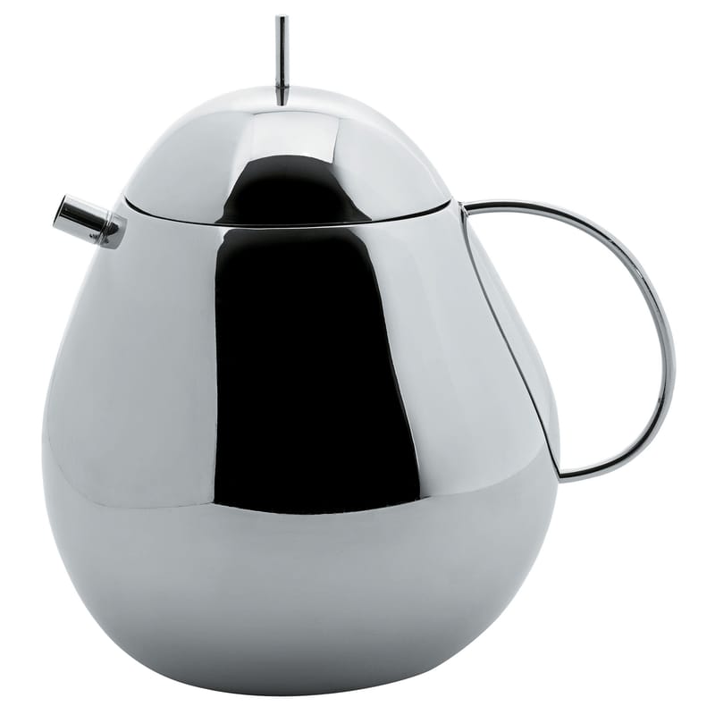 Tableware - Tea & Coffee Accessories - Fruit basket Teapot metal - Alessi - Steel - Stainless steel