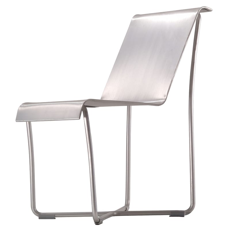 Mobilier - Chaises, fauteuils de salle à manger - Chaise Superlight Chair métal / Aluminium - Emeco - Aluminium mat - Aluminium recyclé