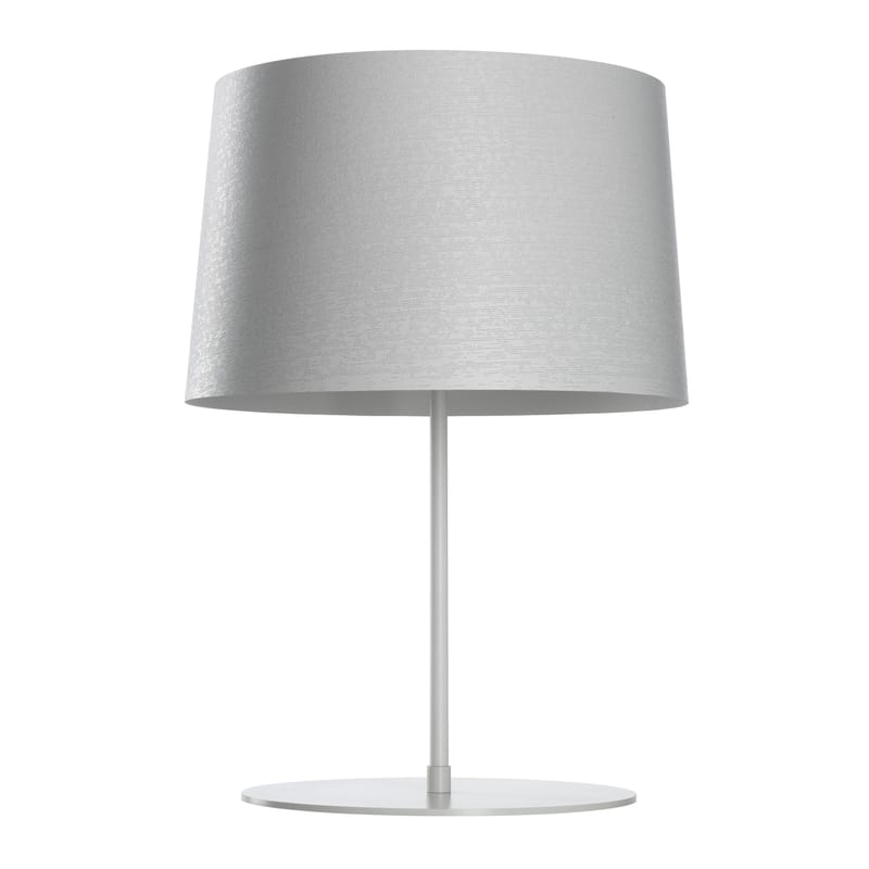 Luminaire - Lampes de table - Lampe de table Twiggy XL matériau composite blanc / Ø 46  x H 65 cm - Marc Sadler, 2006 - Foscarini - Blanc - Fibre de verre, Matériau composite