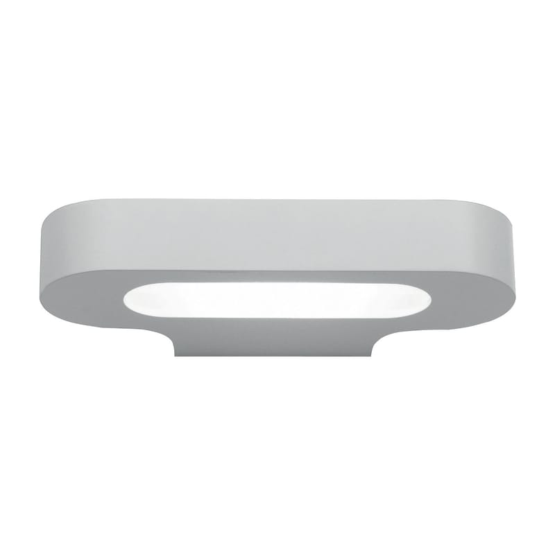 Leuchten - Wandleuchten - Wandleuchte Talo LED metall weiß / L 21 cm - Artemide - Weiß - klarlackbeschichtetes Aluminium