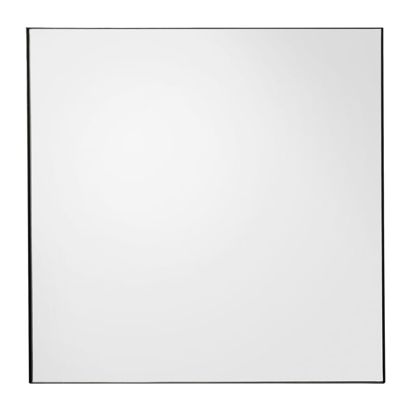 Dekoration - Spiegel - Wandspiegel Quadro glas grau / 90 x 90 cm - AYTM - Rauchgrau - Glas, mitteldichte bemalte Holzfaserplatte