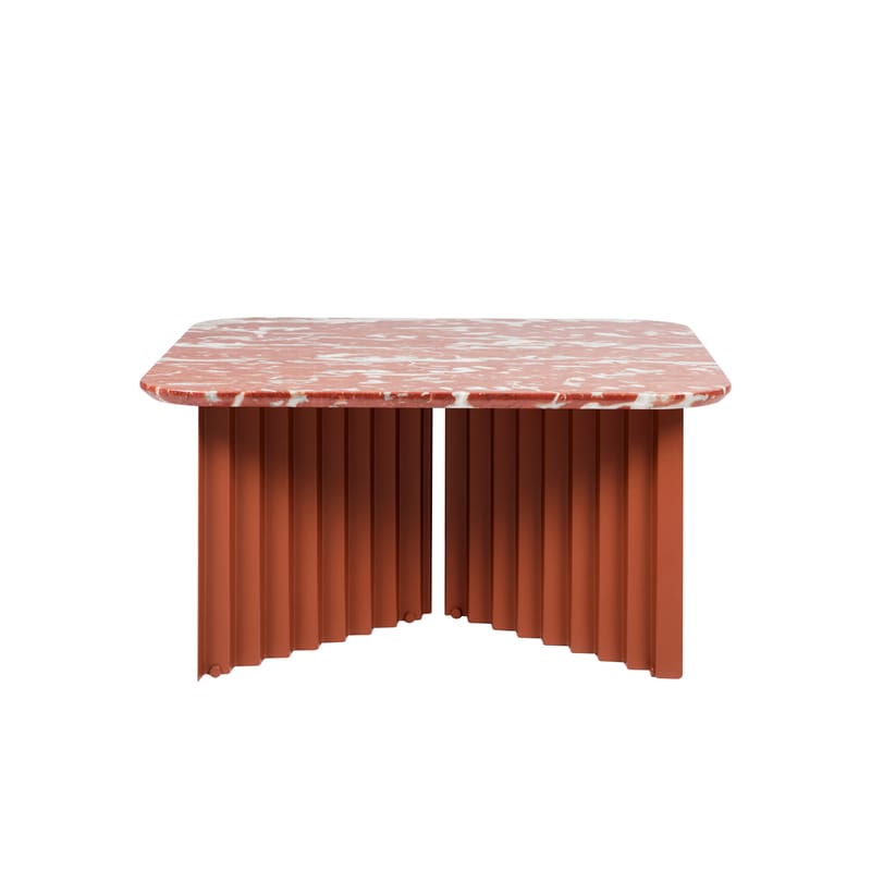 Red marble hot sale table