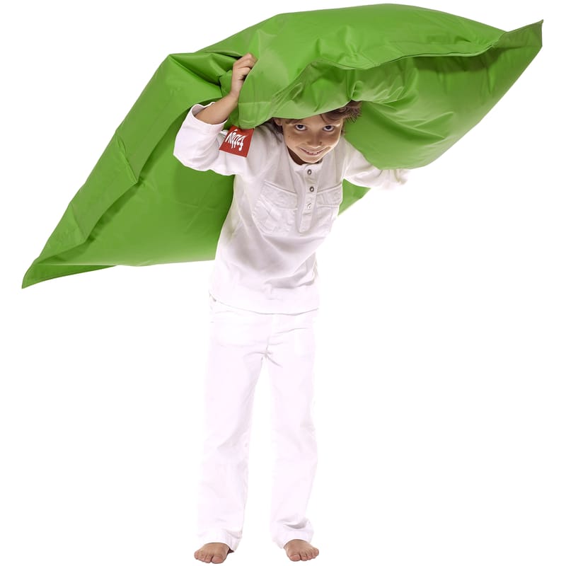 Mobilier - Compléments d\'ameublement - Pouf enfant Junior tissu vert / Nylon - 130 x 100 cm - Fatboy - Vert prairie - Tissu