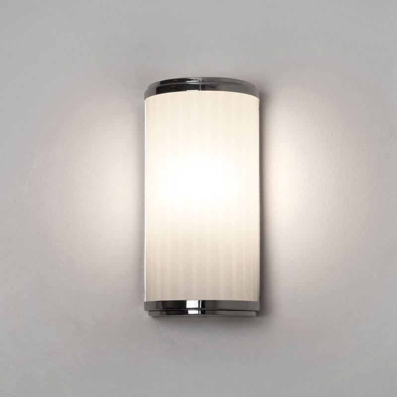 Luminaire - Appliques - Applique Monza LED verre blanc métal - Astro Lighting - Chromé - Acier inoxydable chromé, Verre