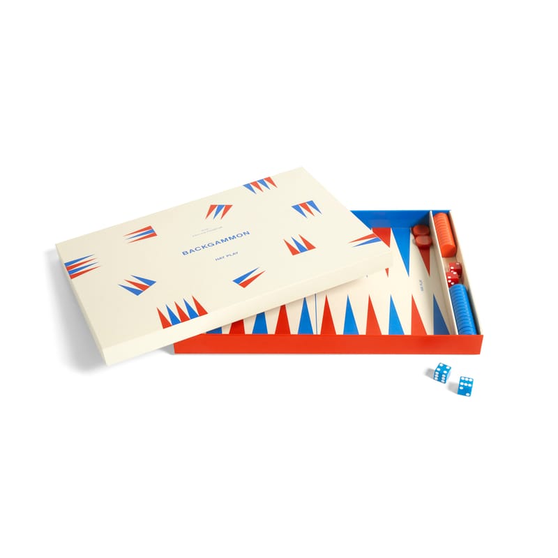 Interni - Per bambini - Gioco Backgammon Hay Play materiale plastico multicolore - Hay - Backgammon - Cartone, Resina