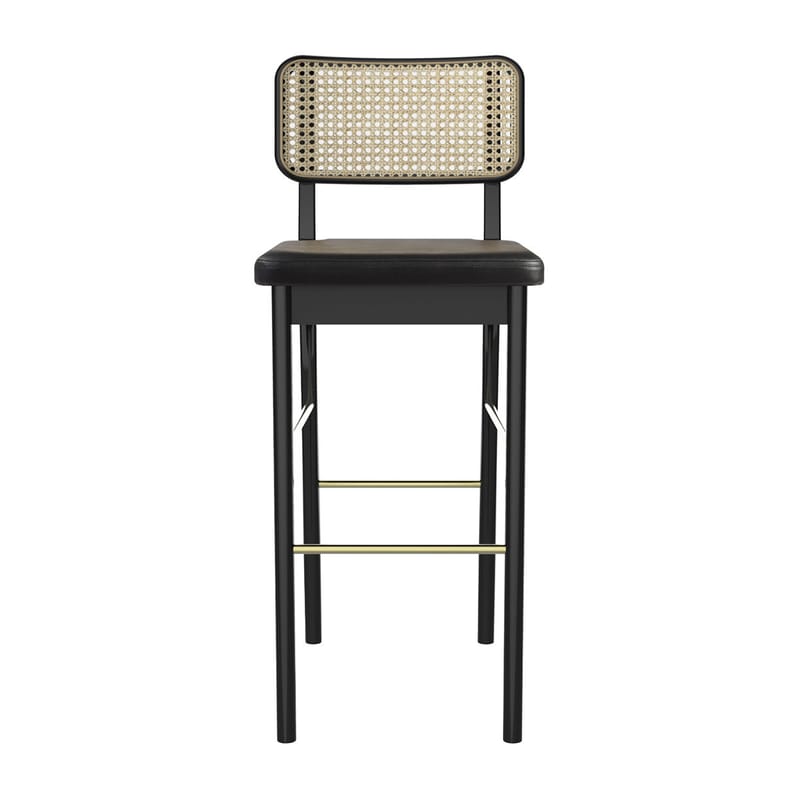 Red and store black bar stools