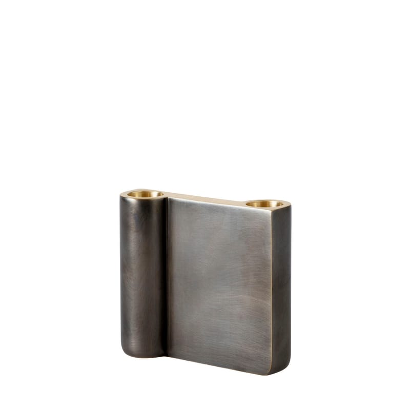 Décoration - Bougeoirs, photophores - Chandelier SC39 métal / H 10 cm - Fonte de laiton - &tradition - H 10 cm / Bronze patiné - Fonte de laiton
