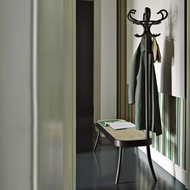 Coat rack seat bench outlet