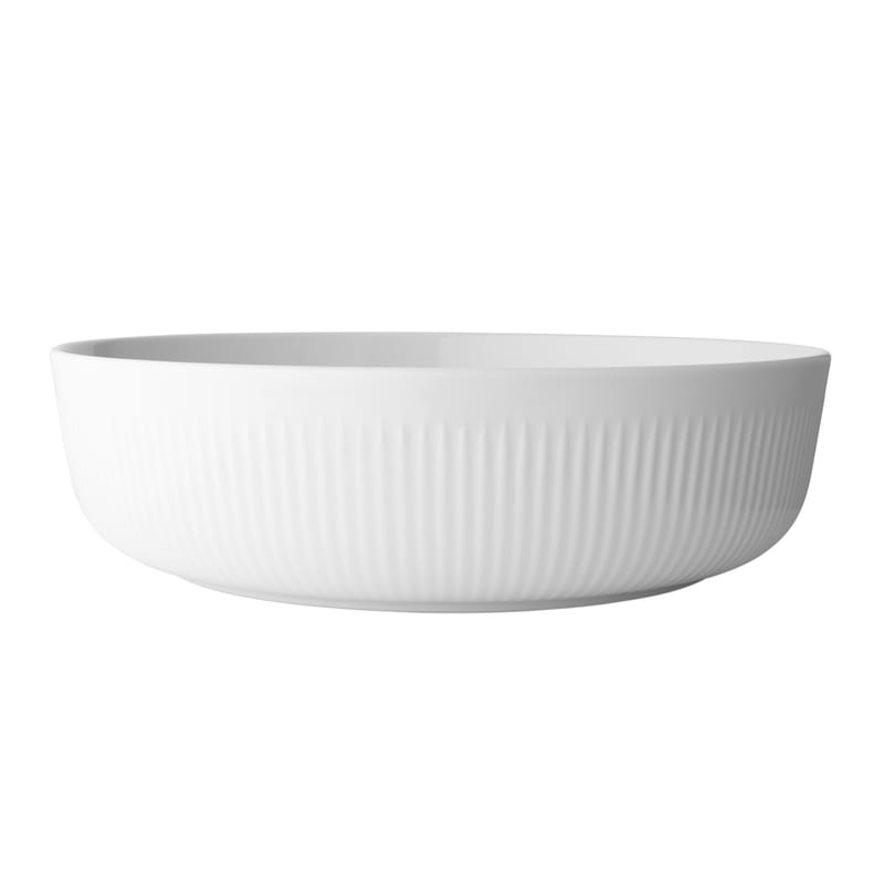 Table et cuisine - Saladiers, coupes et bols - Saladier Legio Nova céramique blanc / 3,3L - Eva Trio - Blanc - Porcelaine