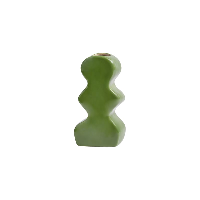 CLAY VASE CERAMIC GREEN & KLEVERING