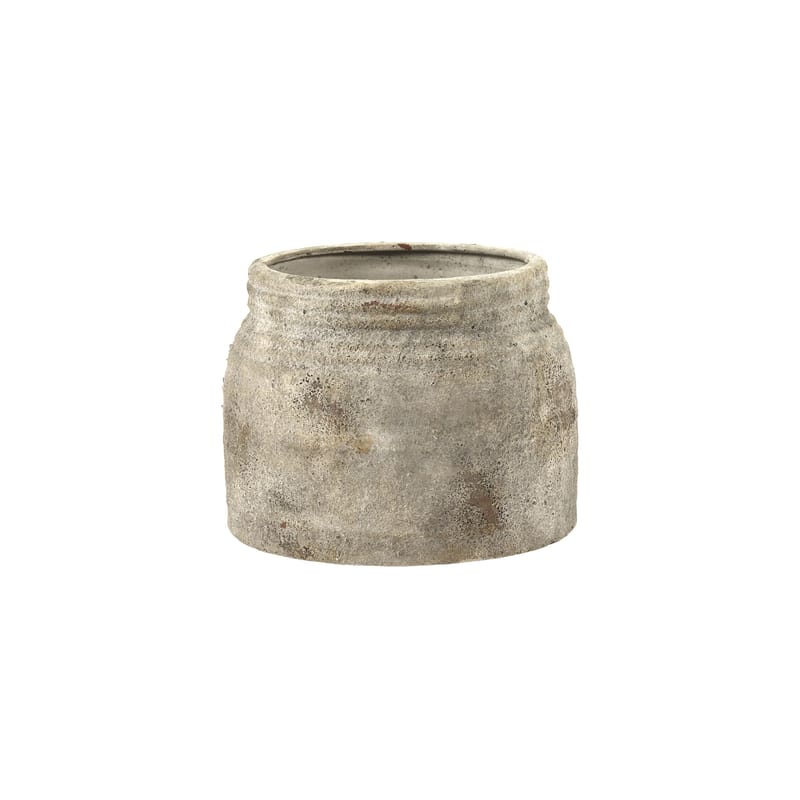Décoration - Pots et plantes - Cache-pot Medium céramique beige / Ø 23,5 x H 18 cm - Serax - H 18 cm / Beige - Grès