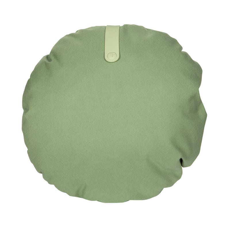 Décoration - Coussins - Coussin d\'extérieur Color Mix tissu vert / Ø 50 cm - Fermob - Vert eucalyptus - Mousse, Tissu acrylique
