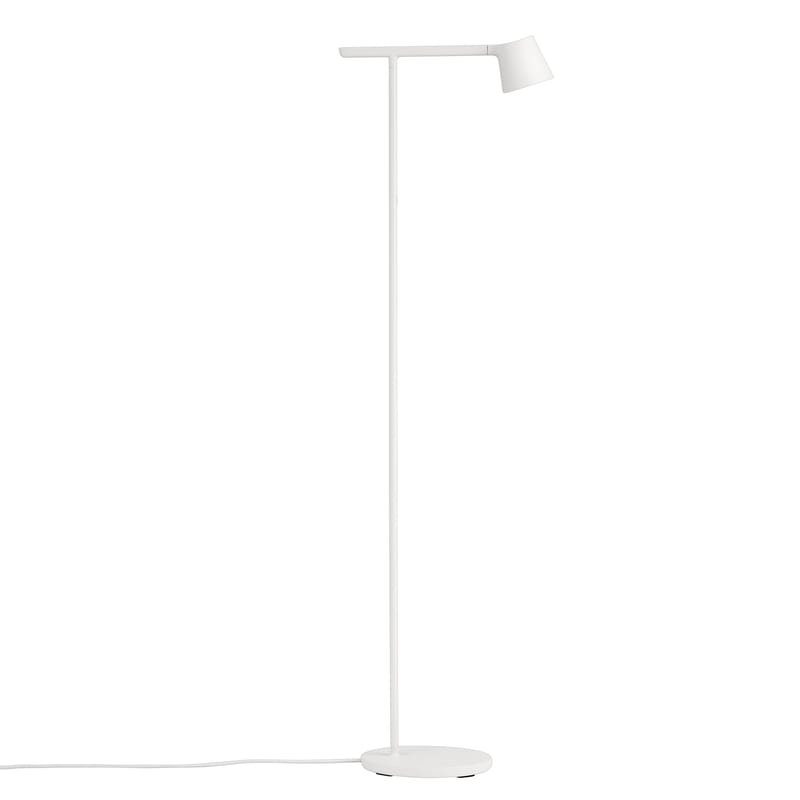 Luminaire - Lampadaires - Lampadaire Tip LED métal blanc / Orientable - Muuto - Blanc - Aluminium