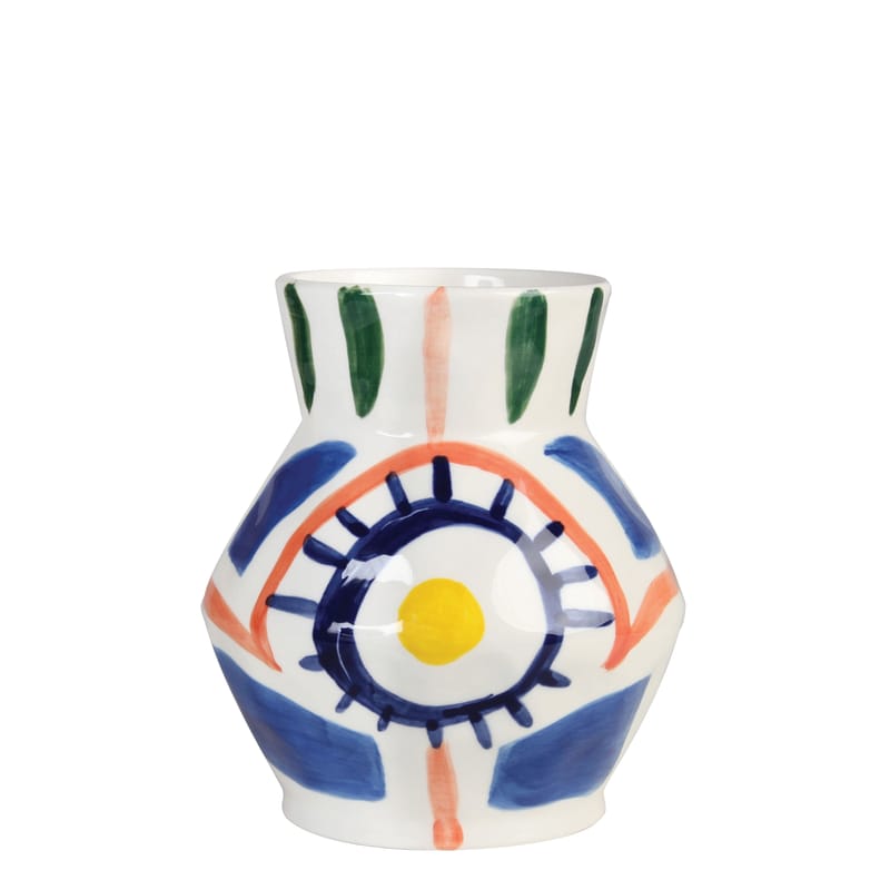 Décoration - Vases - Vase Vase Asir céramique multicolore / Peint à la main - & klevering - Asir / Multicolore - Céramique