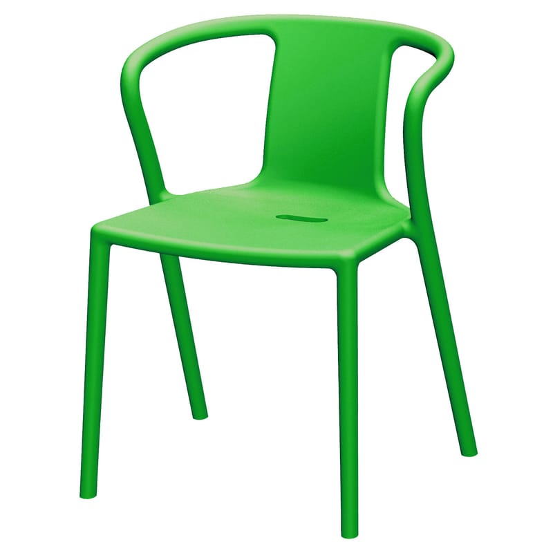 Möbel - Stühle  - Stapelbarer Sessel Air-Armchair plastikmaterial grün - Magis - Apfelgrün - Polypropylen
