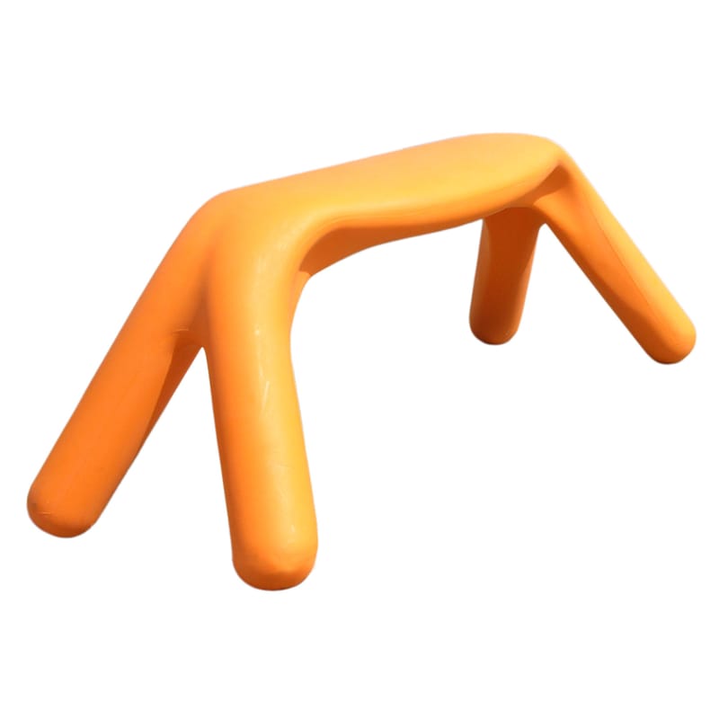 Mobilier - Mobilier Kids - Banc Atlas plastique orange / L 115 cm - Slide - Orange - polyéthène recyclable