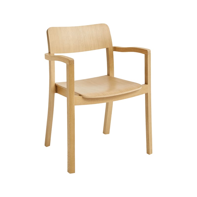 Mobilier - Chaises, fauteuils de salle à manger - Fauteuil Pastis bois naturel - Hay - Chêne naturel - Chêne