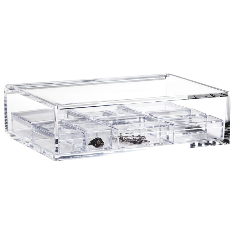 Accessories - Bathroom Accessories - Clear Assortment Jewellery box plastic material transparent - Nomess - Clear - Acrylic