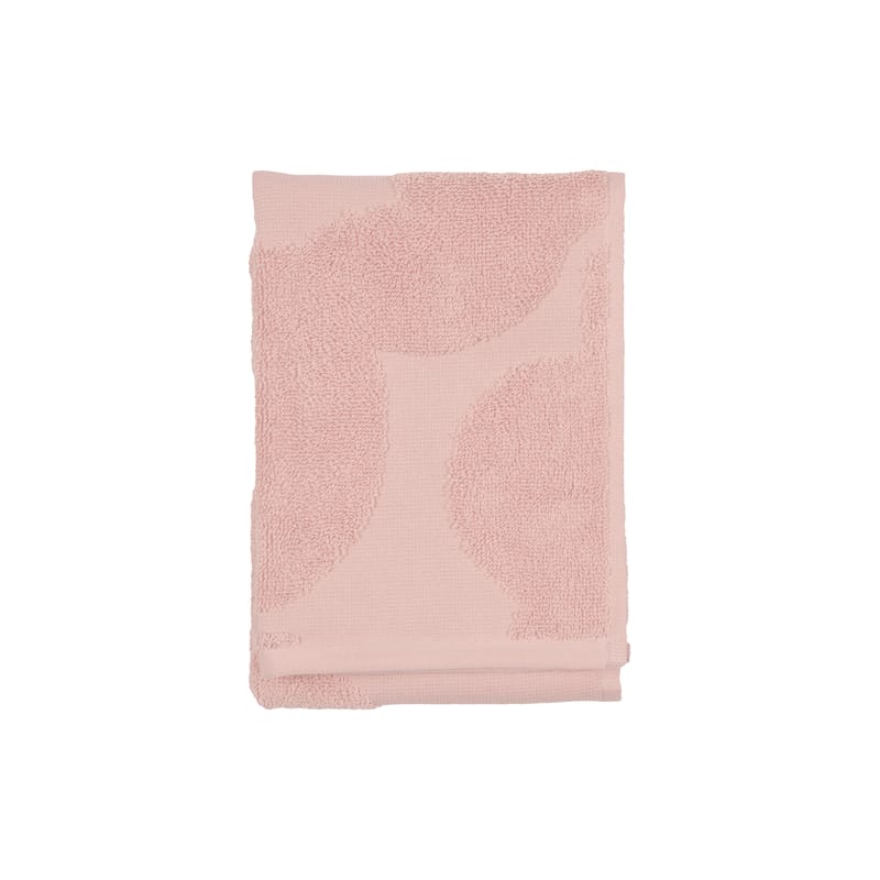 Tendances - Petits prix - Serviette de toilette Unikko tissu rose / 32 x 50 cm - Marimekko - Unikko / Rose - Coton éponge