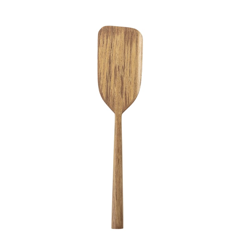 Tableware - Cutlery -  Spatula natural wood / Teak - L 28 cm - Bloomingville - Teak - Oiled solid teak