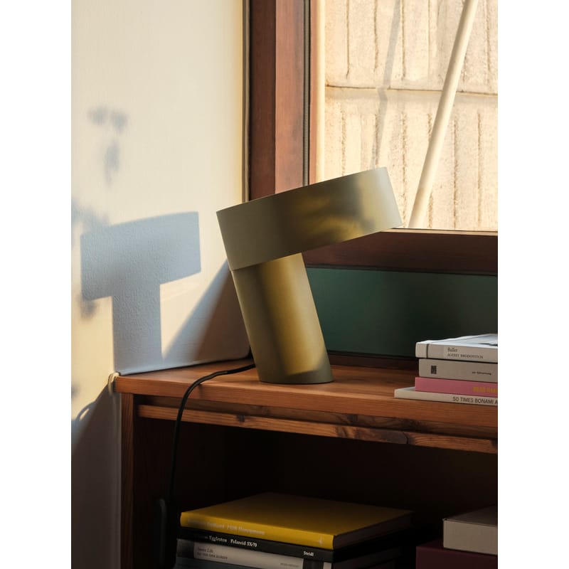 Hay Slant Table lamp khaki green Made In Design UK