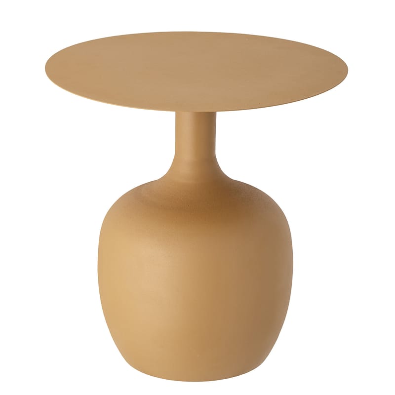 Furniture - Coffee Tables - Ayah End table metal brown / Ø 46 cm - Metal - Bloomingville - Terracotta - Iron