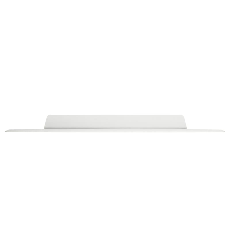 Furniture - Bookcases & Bookshelves - Jet Shelf metal white L 160 cm - Normann Copenhagen - White - Lacquered aluminium