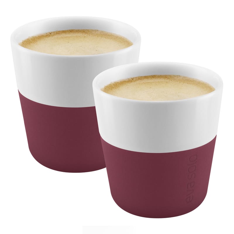 Table et cuisine - Tasses et mugs - Tasse à espresso  céramique violet / Set de 2 - 80 ml - Eva Solo - Grenade - Porcelaine, Silicone
