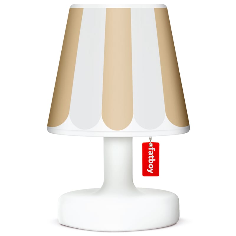 Luminaire - Lampes de table - Accessoire  plastique beige / Abat-jour Cooper Cappie pour lampe Edison the Petit - Fatboy - Shades / Beige sable - Polyéthylène