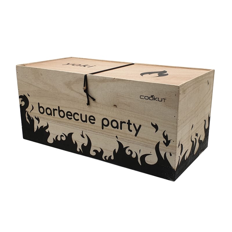 Jardin - Barbecues et braseros - Barbecue de table à charbon Yaki Premium métal noir / Plancha & raclette + accessoires - Cookut - Noir - Métal