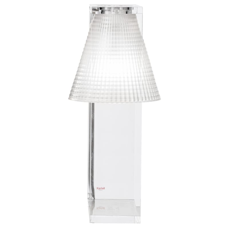 Luminaire - Lampes de table - Lampe de table Light-Air plastique transparent - Kartell - Plastique cristal / Cadre cristal - Technopolymère thermoplastique