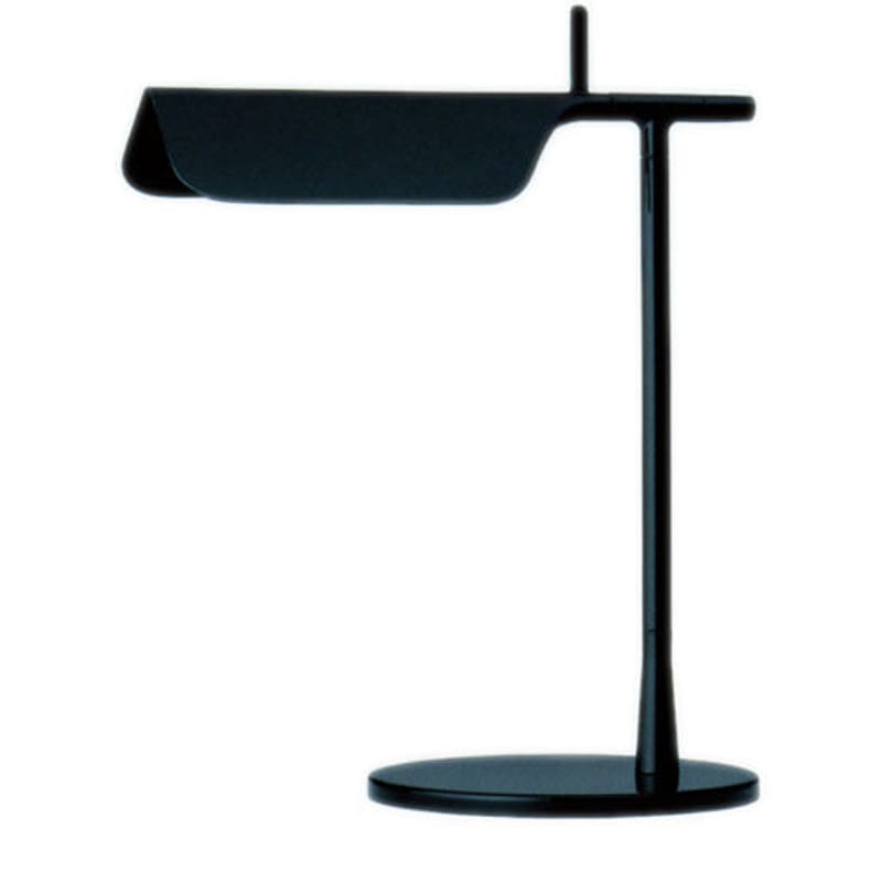 Luminaire - Lampes de table - Lampe de table Tab T LED métal noir - Flos - Noir - Aluminium, PMMA