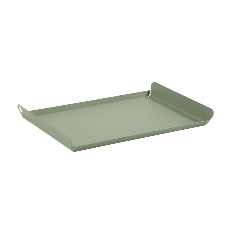 Table et cuisine - Plateaux et plats de service - Plateau Alto métal vert / Acier - 36 x 23 cm - Fermob - Cactus - Acier électrozingué