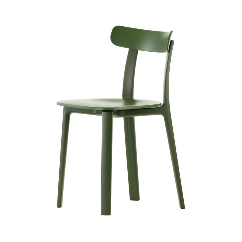 Mobilier - Chaises, fauteuils de salle à manger - Chaise APC plastique vert / Jasper Morrison, 2016 - Vitra - Vert lierre - Polypropylène teinté