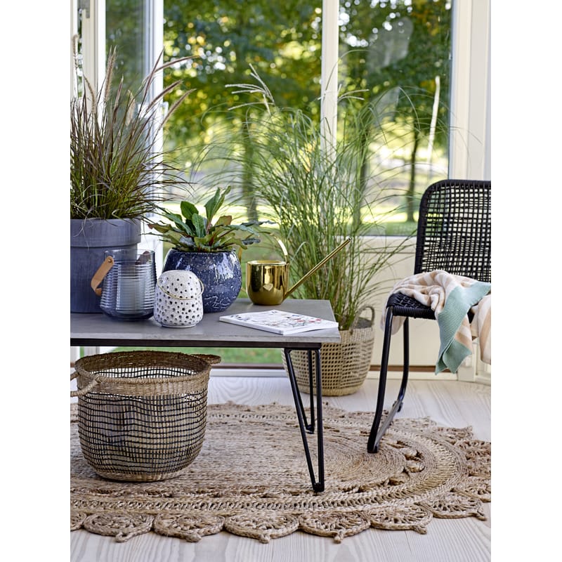 Bloomingville Concrete Coffee table grey black Made In Design UK