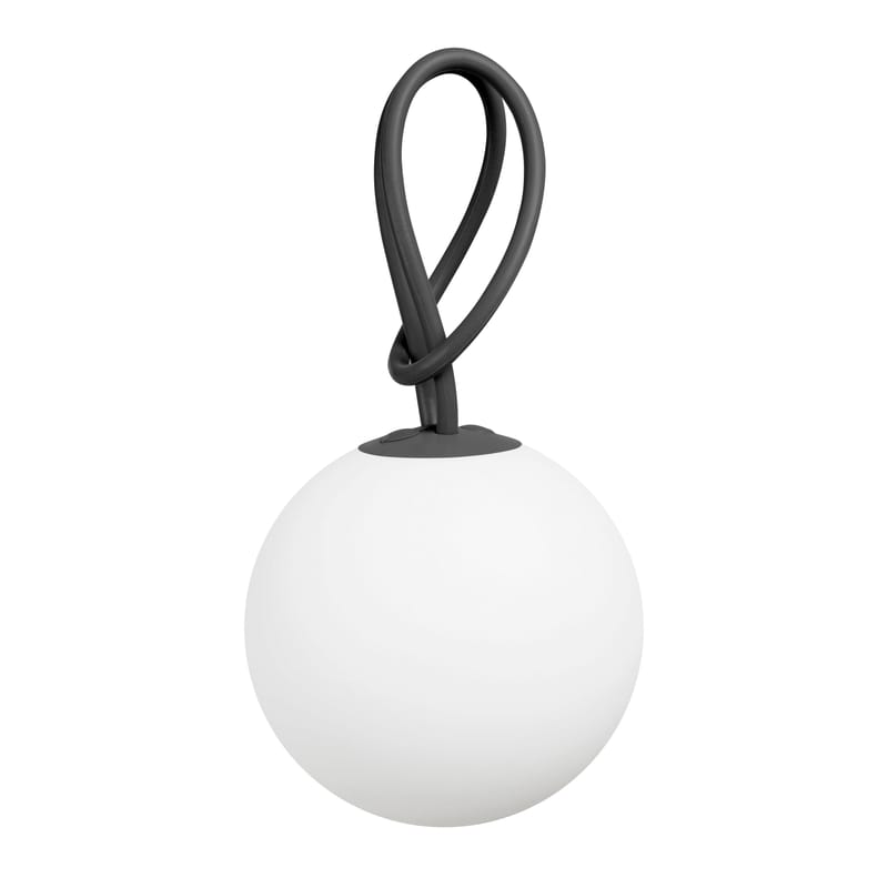 Décoration - Pour les enfants - Lampe extérieur sans fil rechargeable Bolleke LED plastique gris - Fatboy - Anthracite - Polyéthylène, Silicone
