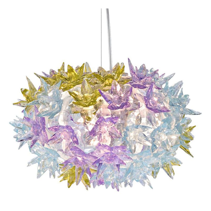Luminaire - Suspensions - Suspension Bloom Bouquet plastique violet / Small Ø 28 cm - Kartell - Lavande - Polycarbonate