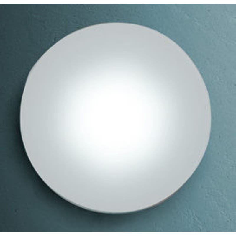 Lighting - Wall Lights - Sole Wall light glass white Ceiling light - 144 LED - Round - Fontana Arte - White - Corian, Glass