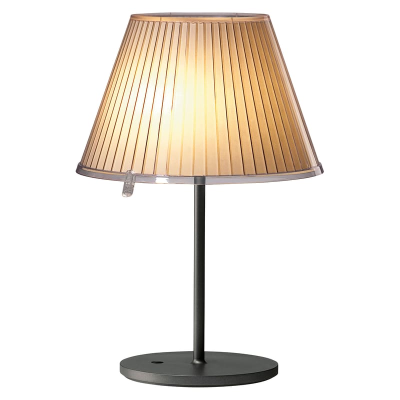 Luminaire - Lampes de table - Lampe de table Choose plastique papier beige / H 55 cm - Artemide - Beige / Halogène - Métal, Papier parchemin, Polycarbonate