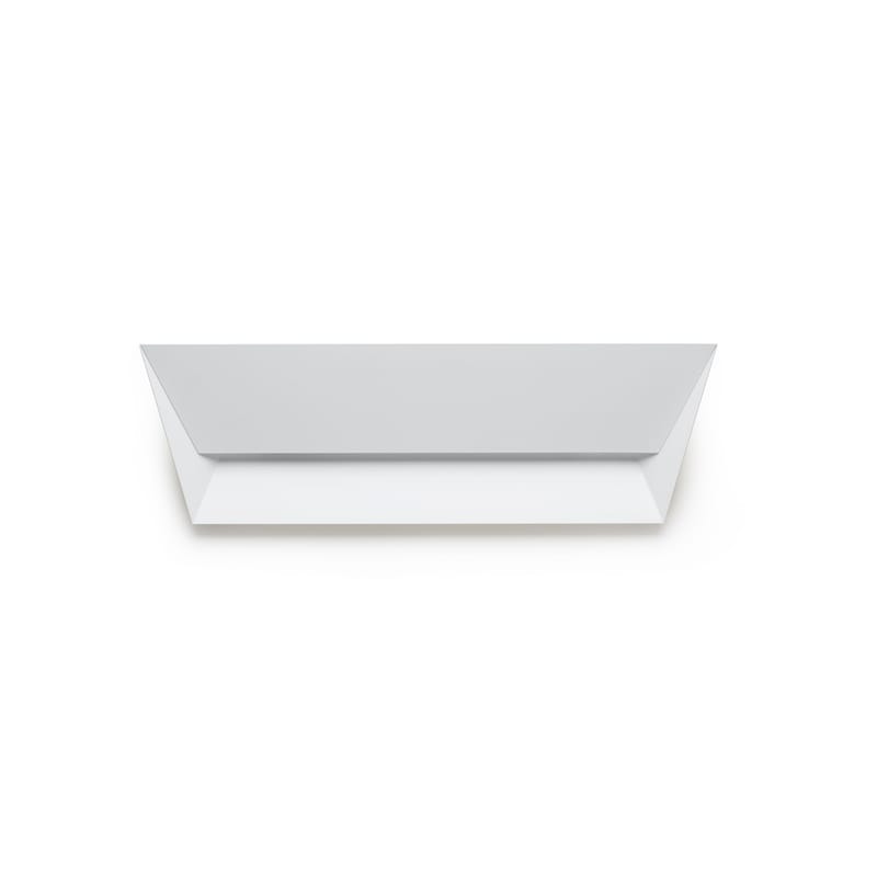 Luminaire - Appliques - Applique Mail L métal blanc - L 56 cm - Lumen Center Italia - L / L 56 cm - Blanc mat - Métal laqué