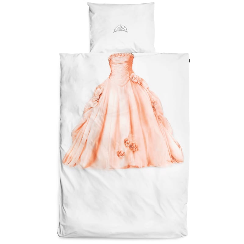 Decoration - Bedding & Bath Towels - Princesse Bedlinen set for 1 person textile multicoloured 135 x 200 cm - Snurk - Princess - Cotton percale