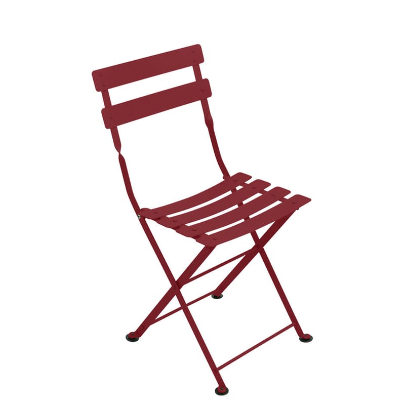 Mobilier - Mobilier Kids - Chaise enfant Tom Pouce métal rouge orange / Pliante - Fermob - Piment - Acier peint