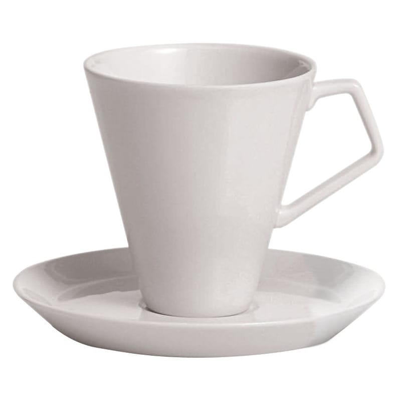 Table et cuisine - Tasses et mugs - Soucoupe  céramique blanc pour tasse à café Anatolia - Driade - Soucoupe blanche - Porcelaine