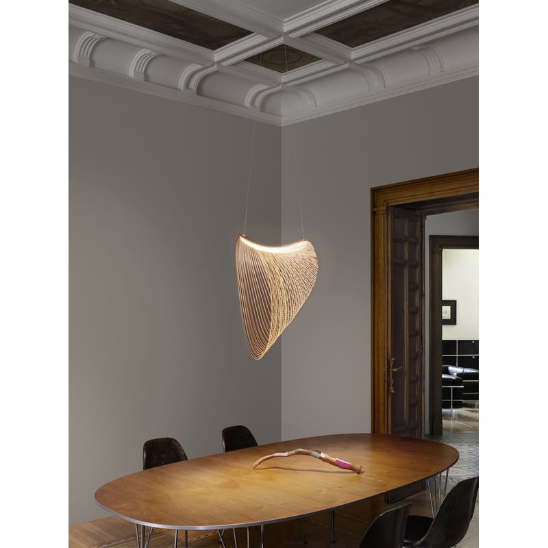 Luceplan Illan LED Pendant birch Made In Design UK